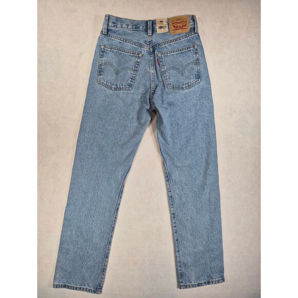 LEVI'S 501 Silver Shine Button Fly sz 25 x 30 - Picture 8 of 9